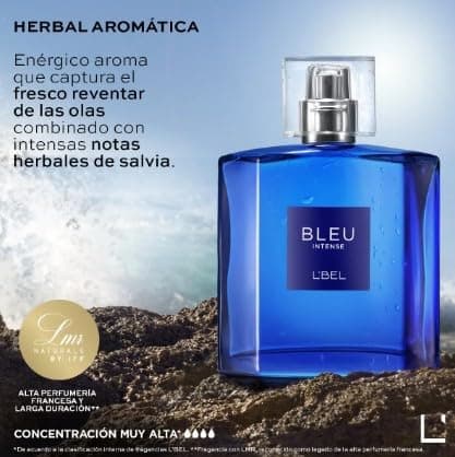 Perfumes para Hombres BLEU INTENSE de L´BEL 5