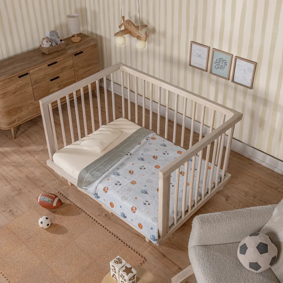 Cobertor Baby Siberia SPORTY, tamaño CUNA 5