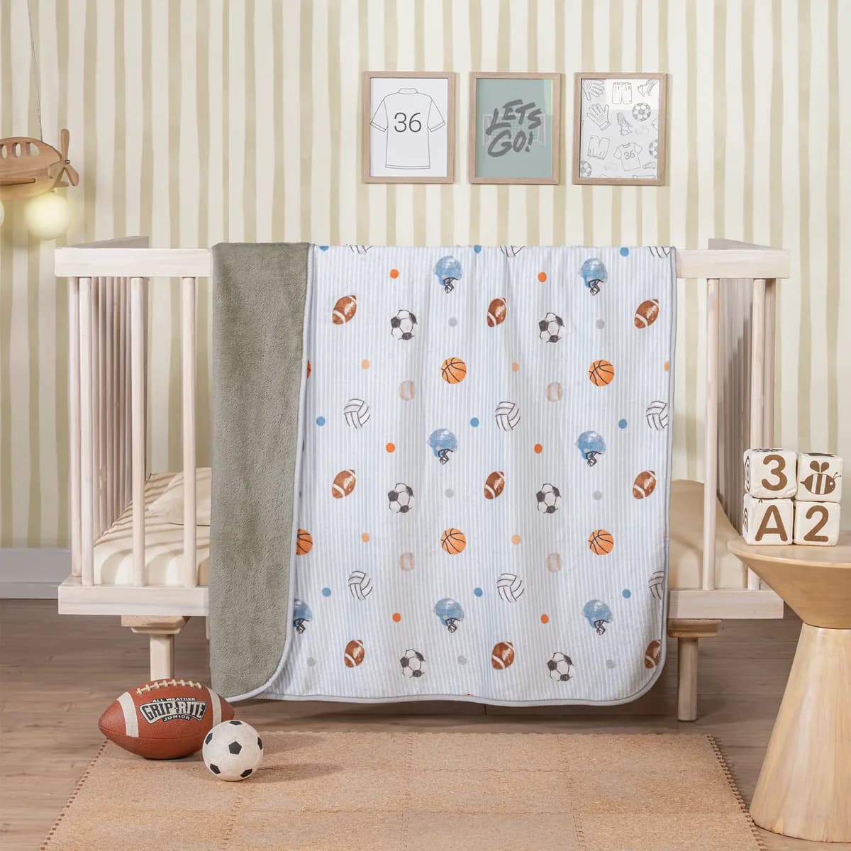 Cobertor Baby Siberia SPORTY, tamaño CUNA 3