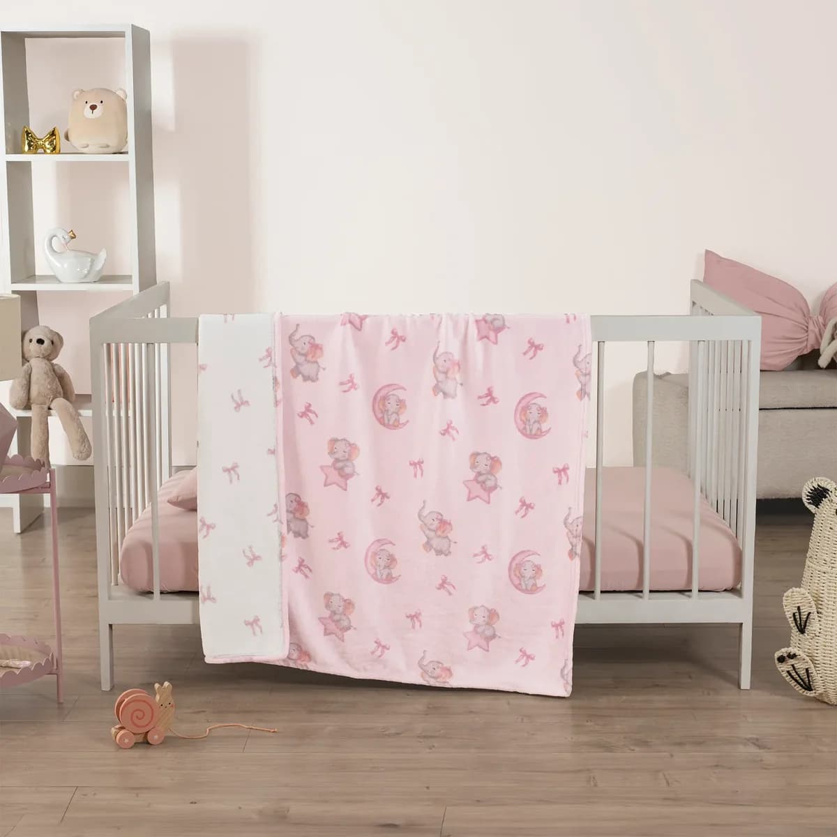 Cobertor Baby Nórdico CUTE, doble vista, textura super suave 2