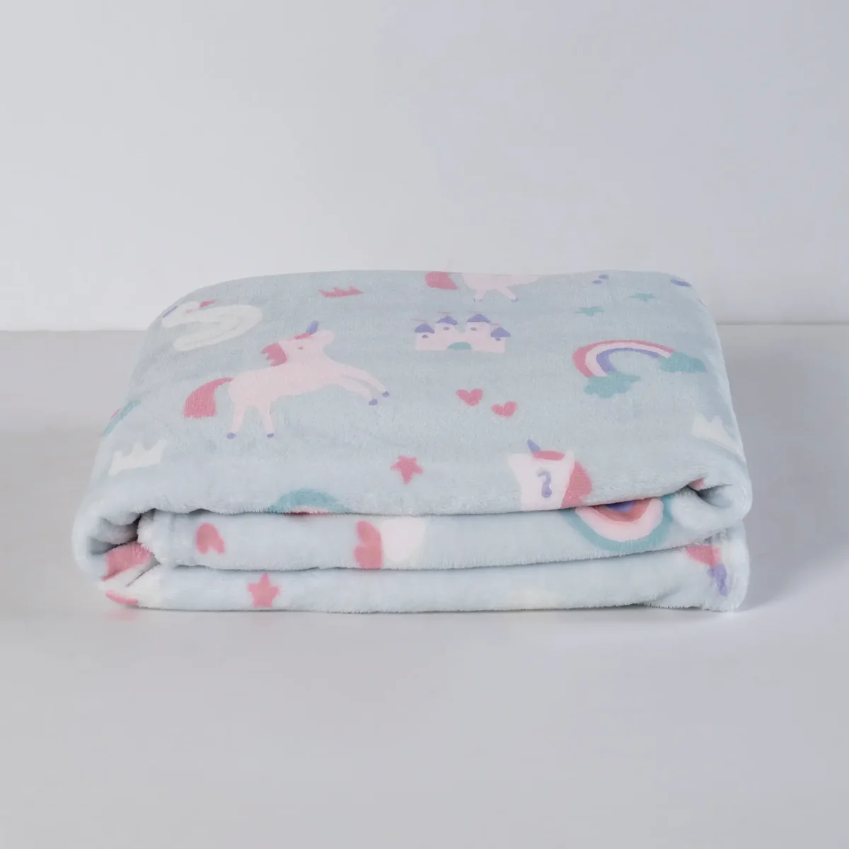 Cobertor Baby Ligero UNICORN, textura super suave, para CUNA 3