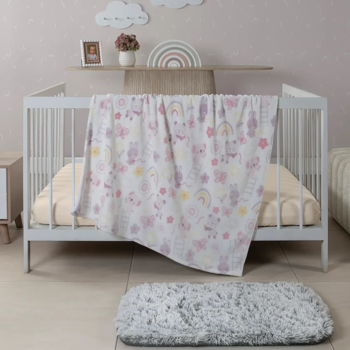 Coberftor Baby Ligero SUNNY, textura super suave, tamaño cuna 3