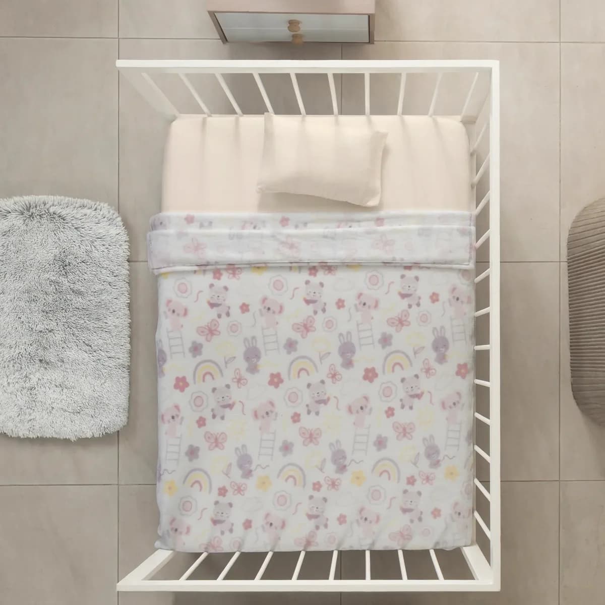 Coberftor Baby Ligero SUNNY, textura super suave, tamaño cuna 4