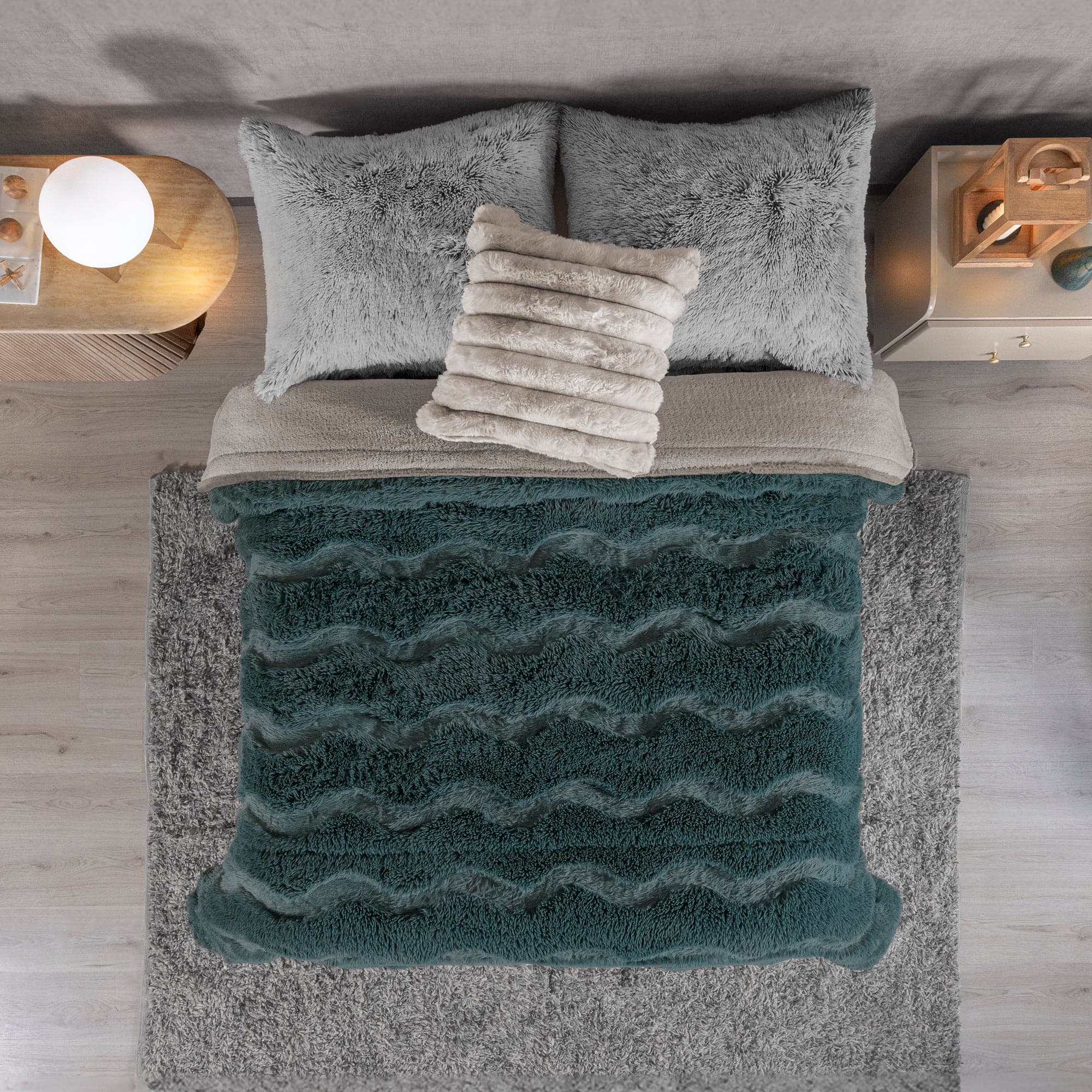 Cobertor Everest CALGARY, textura de borrego, calidad Premium 3