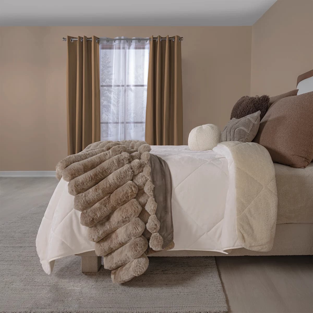 Cobertor Decorativo ZURICH de pelo ultra suave, tamaño frazada 3