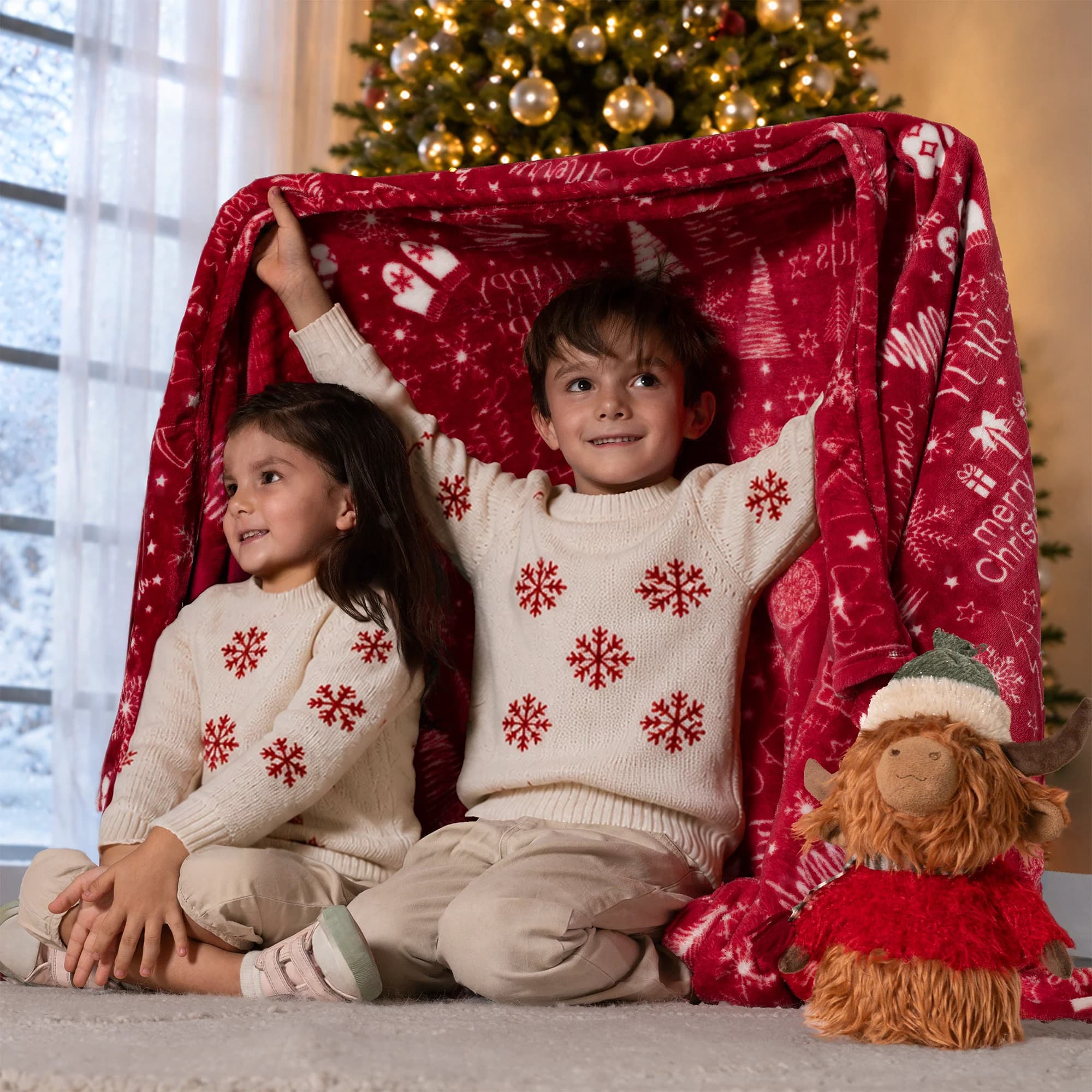 Frazadas Navideñas 2026 5