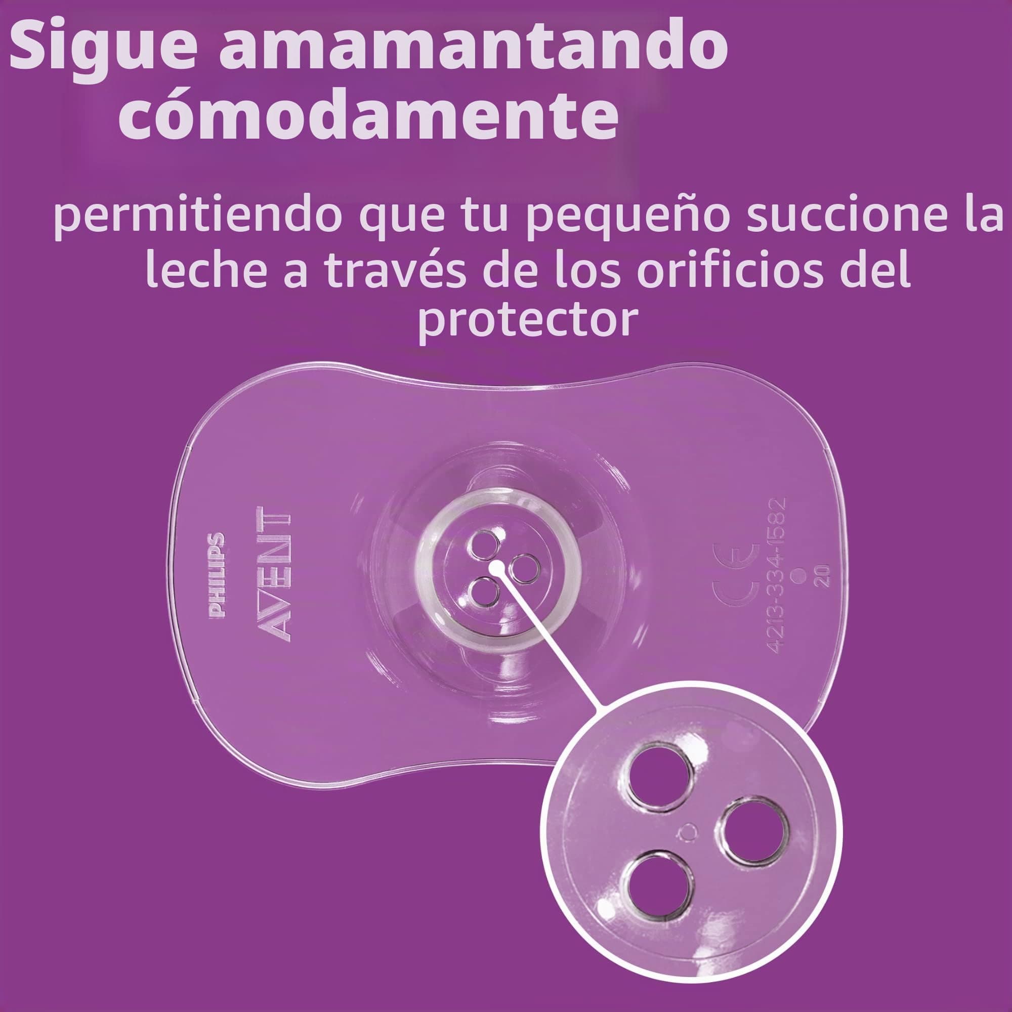 Dúo de Protectores de Pezón de silicone AVENT, libres de BPA 5