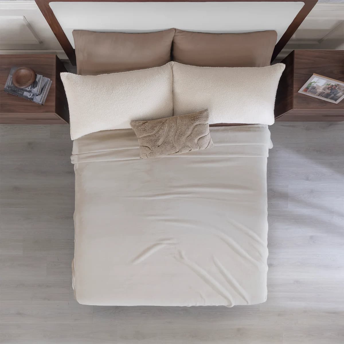 Cobertor Ligero AVELLANA, textura muy suave y calientita 2