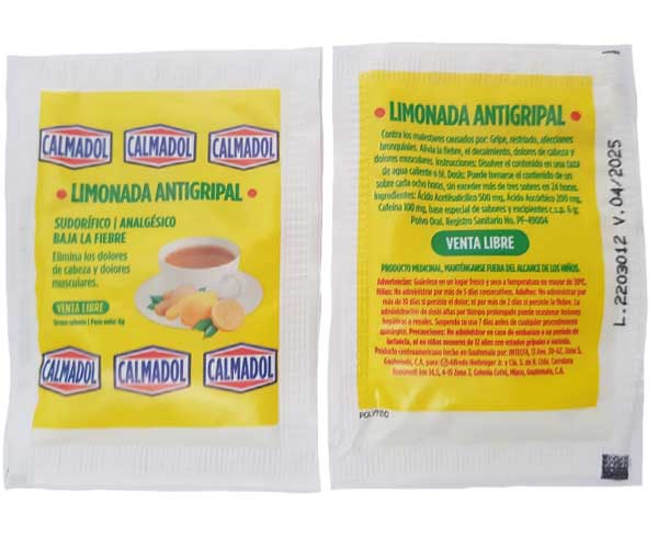 Calmante CALMADOL Antigripal LIMONADA 2