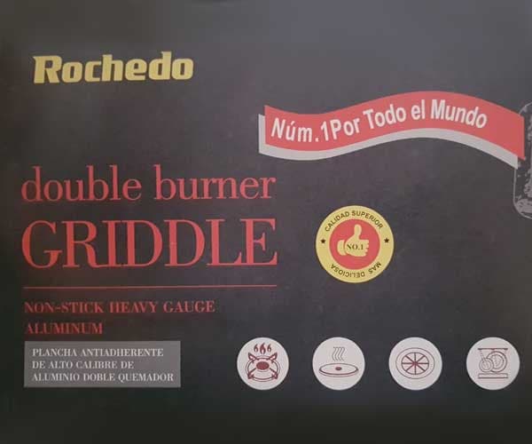 Comal Rectagular liso ROCHEDO 6
