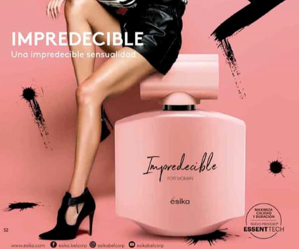 Perfume de Mujer IMPREDECIBLE de Èsika, 50 ml 4
