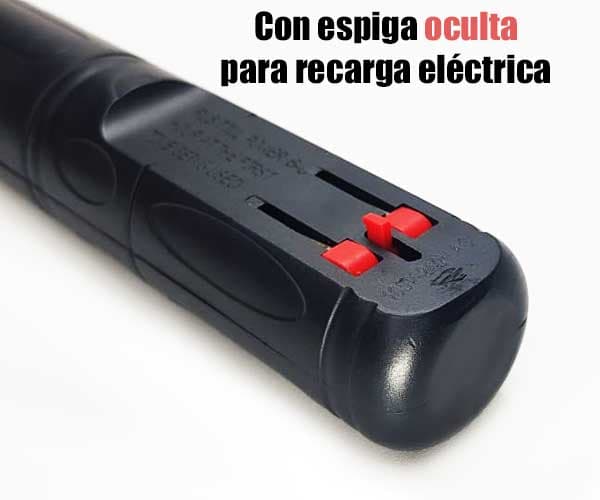 Raqueta Eléctrica Matazancudos con linterna, recargable 7