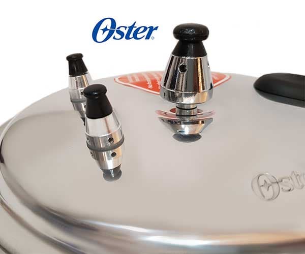 Ollas de Presión Oster® en aluminio durable y 5 sistemas de seguridad 8