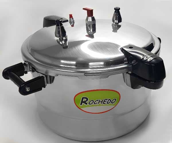 Olla de Presión ROCHEDO de 23 Litros, con tornillos de acero inoxidable 8