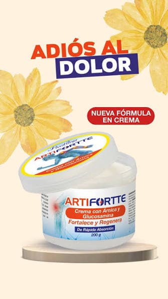 ARTIFORTTE de Flushing, Crema con Árnica y Glucosamina 2