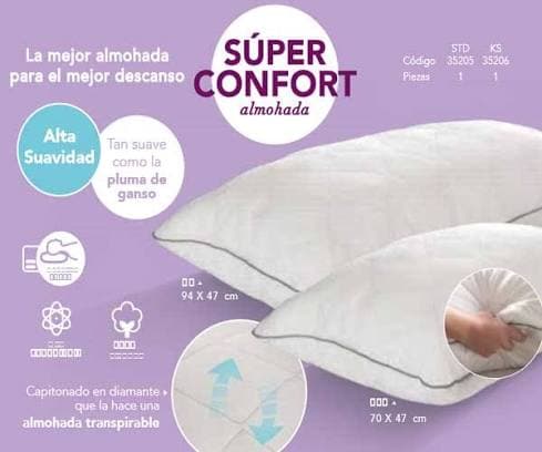 Almohadas SUPER CONFORT ¡Tan suave como la pluma de ganso! 4