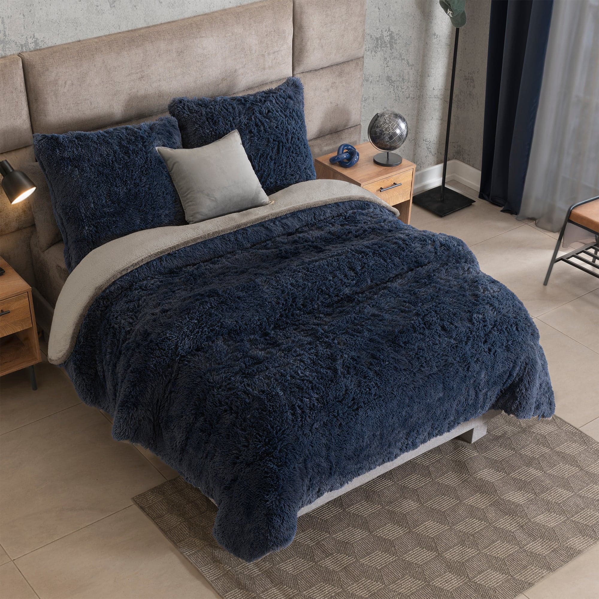 Cobertor Everest NORUEGA, textura de borrego, calidad Premium