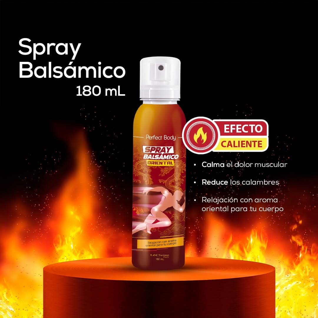 Perfect Body SPRAY BALSÁMICO de LeCleire, 180 mL