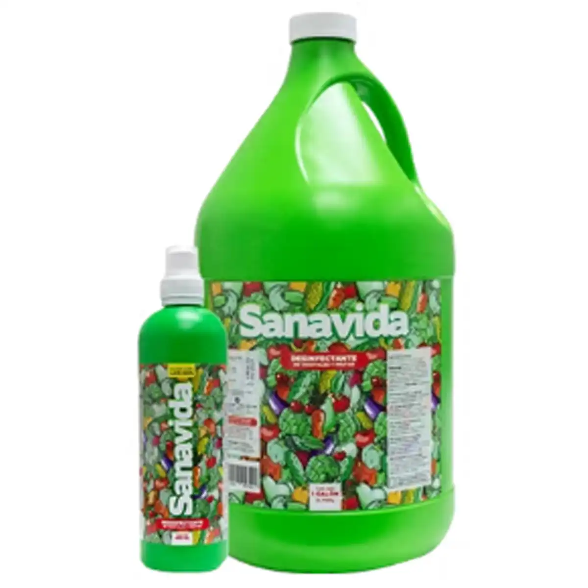 Desinfectantes SANAVIDAS para frutas y verduras