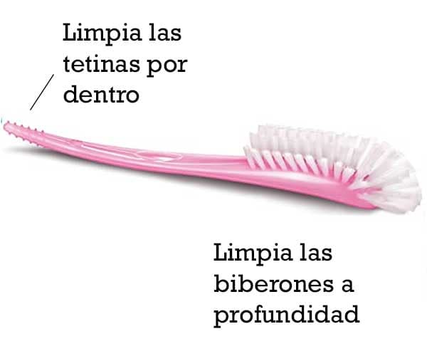 Cepillos AVENT para limpieza de pachitas o tetinas