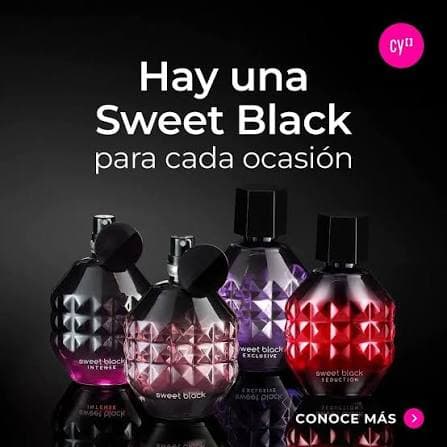 Línea de Perfumes SWEET BLACK de Cyzone, 50 ml