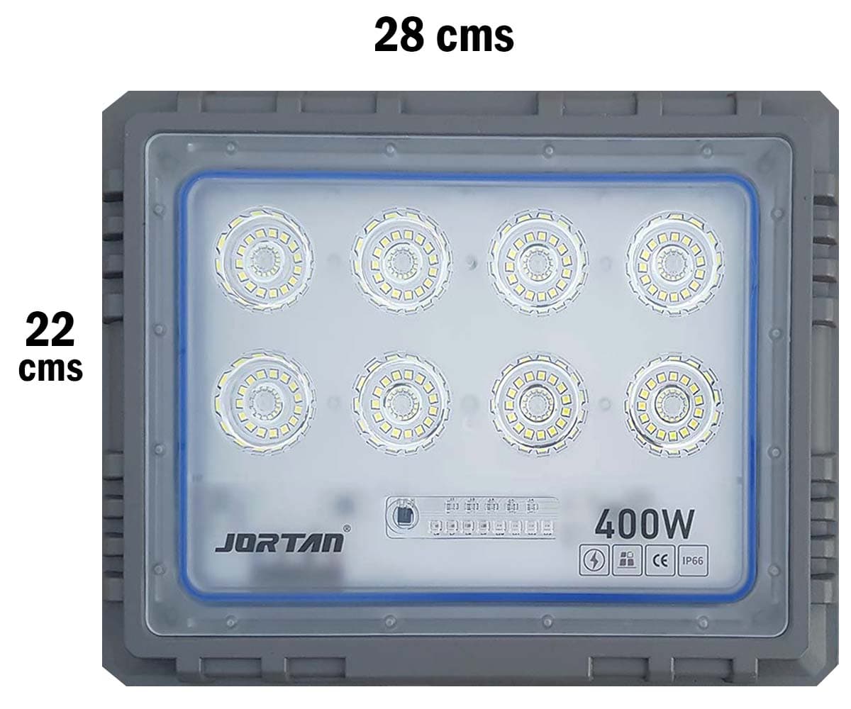 Lámparas Solares JORTAN 400W - 8 círculos de LED Reflectores