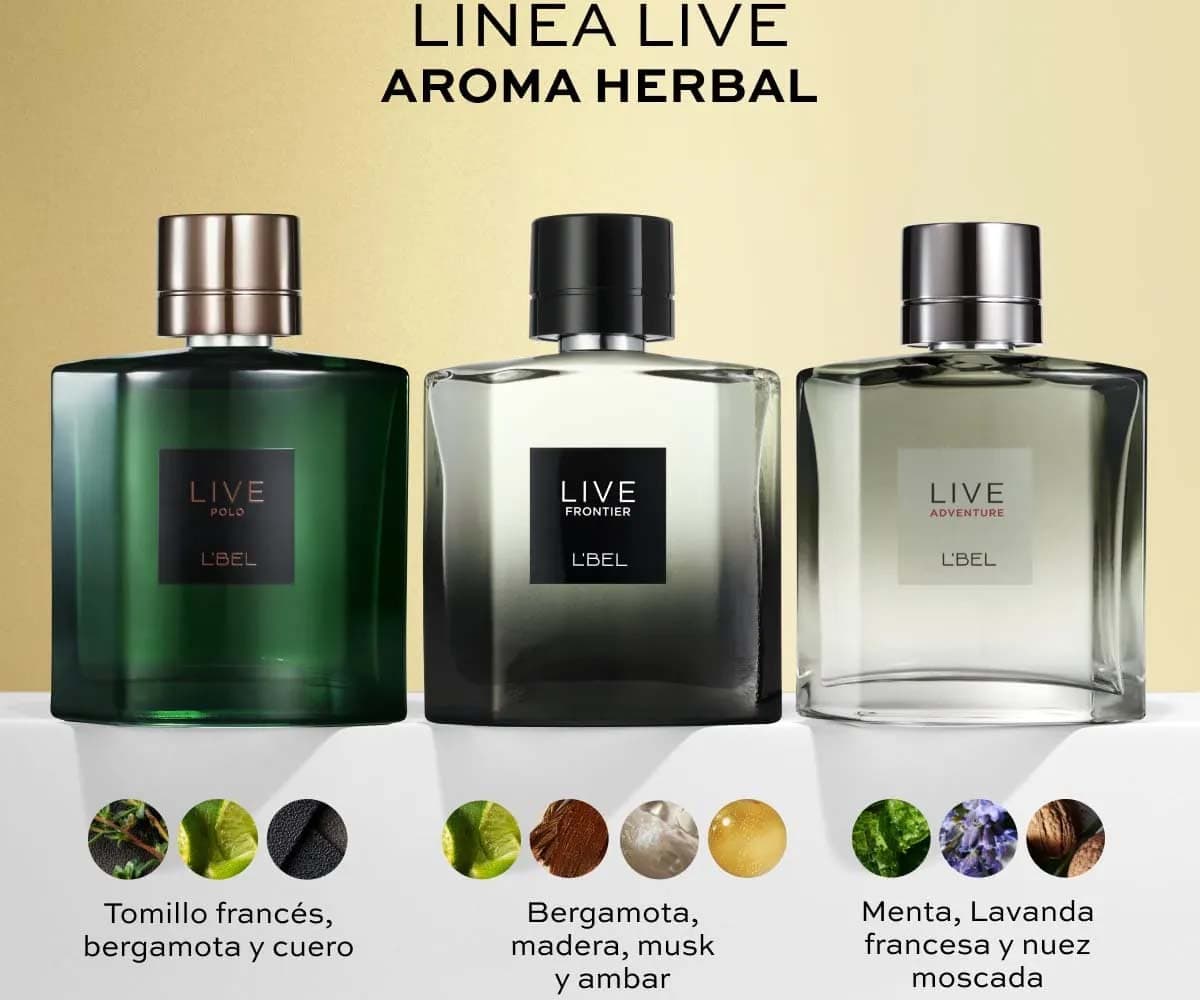 Perfume para Hombres LIVE de L´BEL