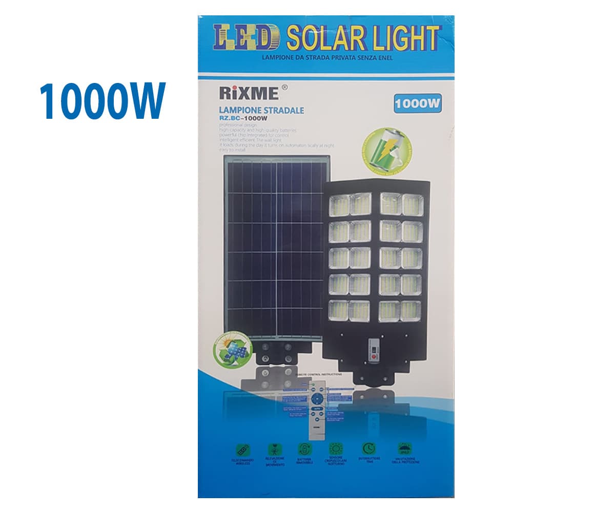 Lámparas Solares 1000W RiXME