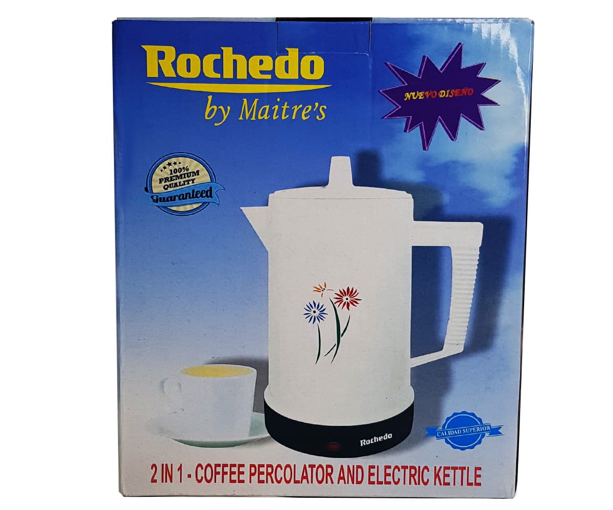 2en1 Percoladora + Jarra Eléctrica ROCHEDO