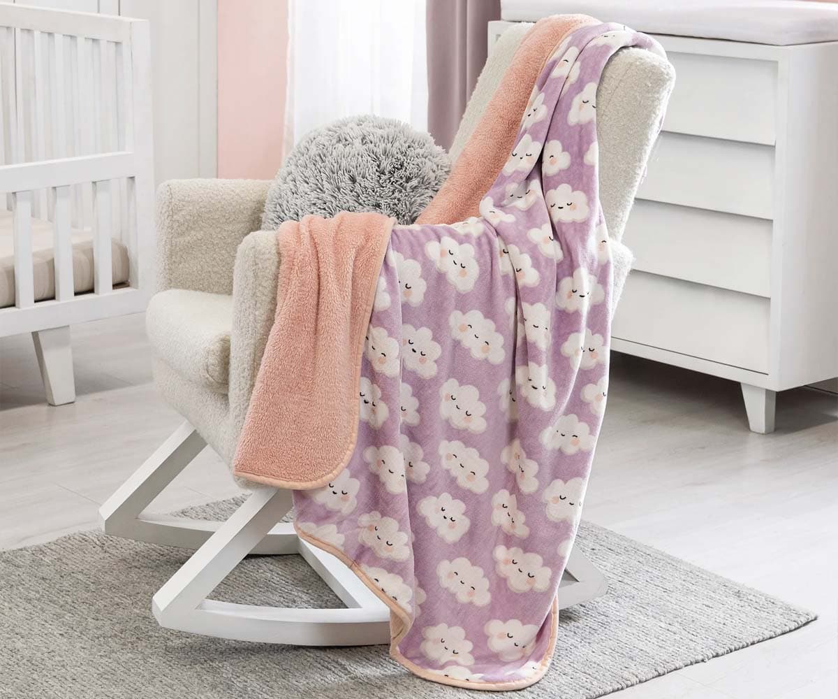 Cobertor Baby Siberia NUVES, doble vista, calidad PREMIUM