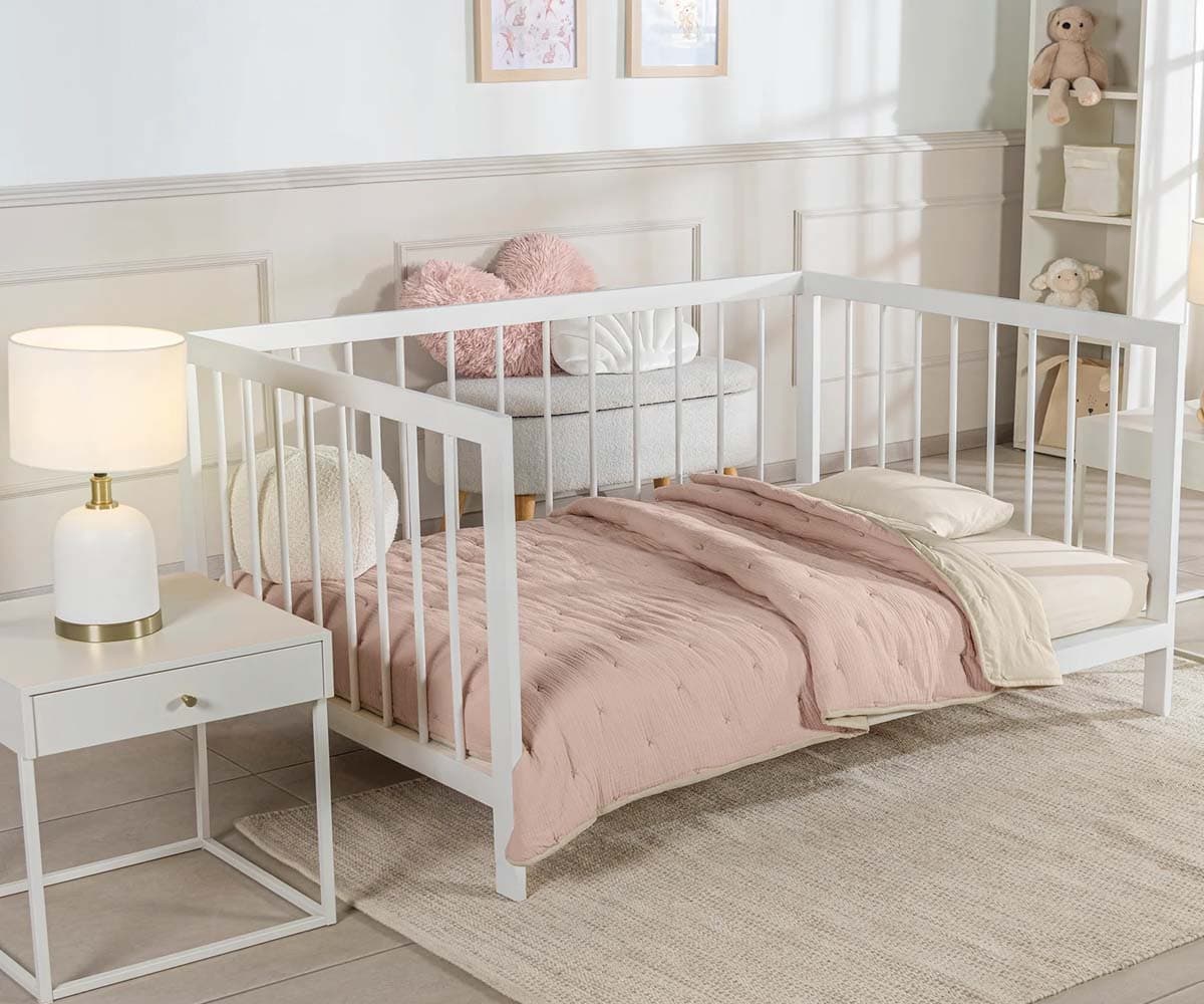 Edredón Baby VOGA Muselina Sweet Pink para cuna