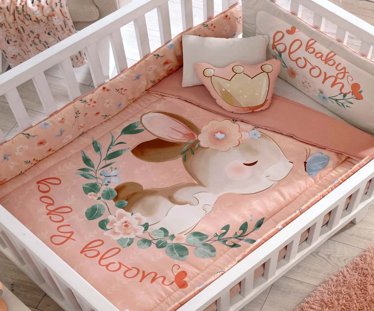 Juego de Cuna Baby CONEJITA, 6 piezas y doble vista