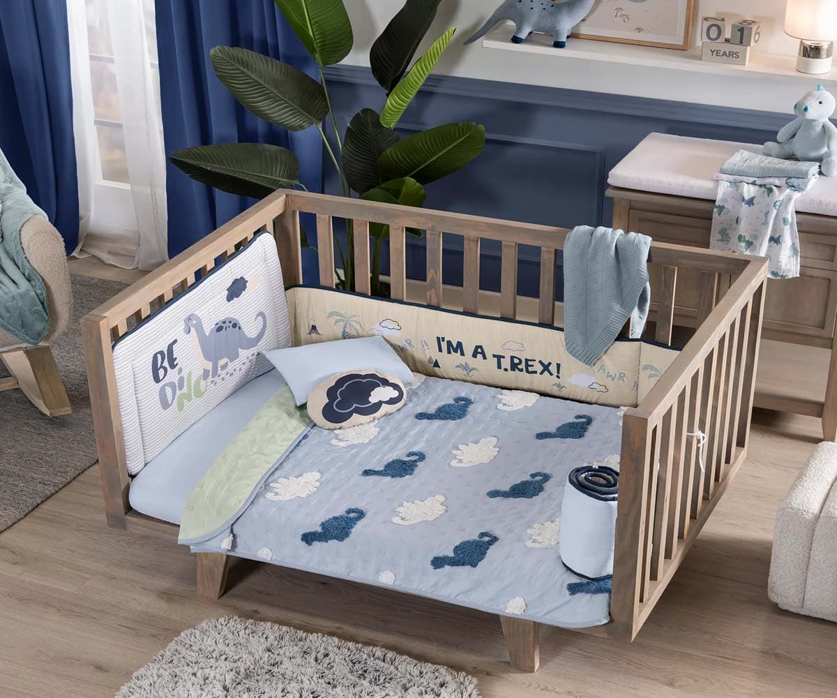 Juego de Cuna Baby DINO, incluye 6 piezas