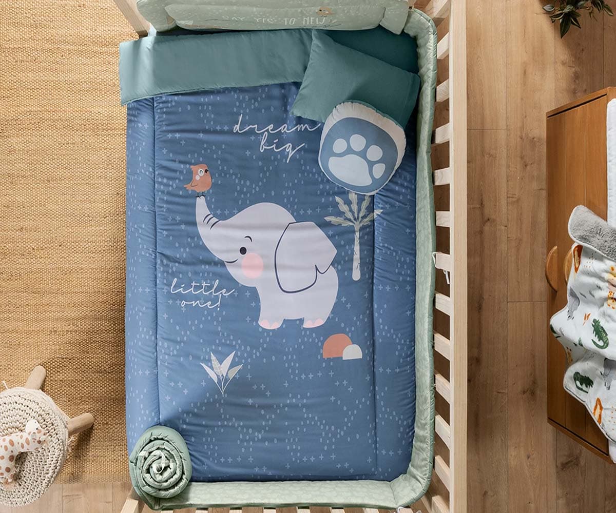 Juego de Cuna Baby SAFARI, incluye 6 piezas